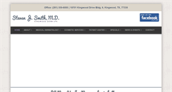 Desktop Screenshot of kingwoodderm.net